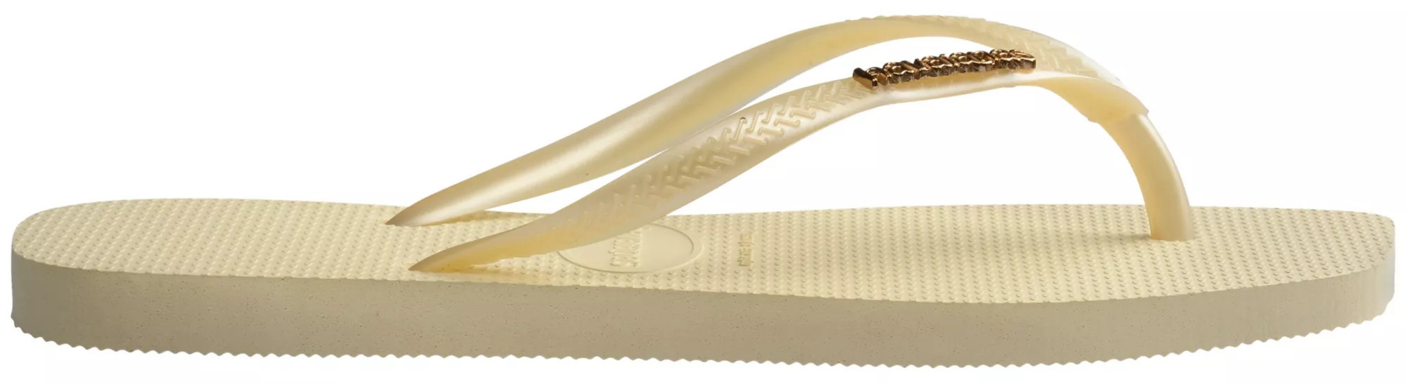 Havaianas Women's Slim Square Flip Flops, Size 9/10, Buttermilk | DICK'S Sporting Goods
