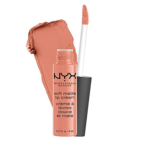 NYX PROFESSIONAL MAKEUP Soft Matte Lip Cream, Lightweight Liquid Lipstick - Cabo (Light Nude With Pi | Amazon (US)
