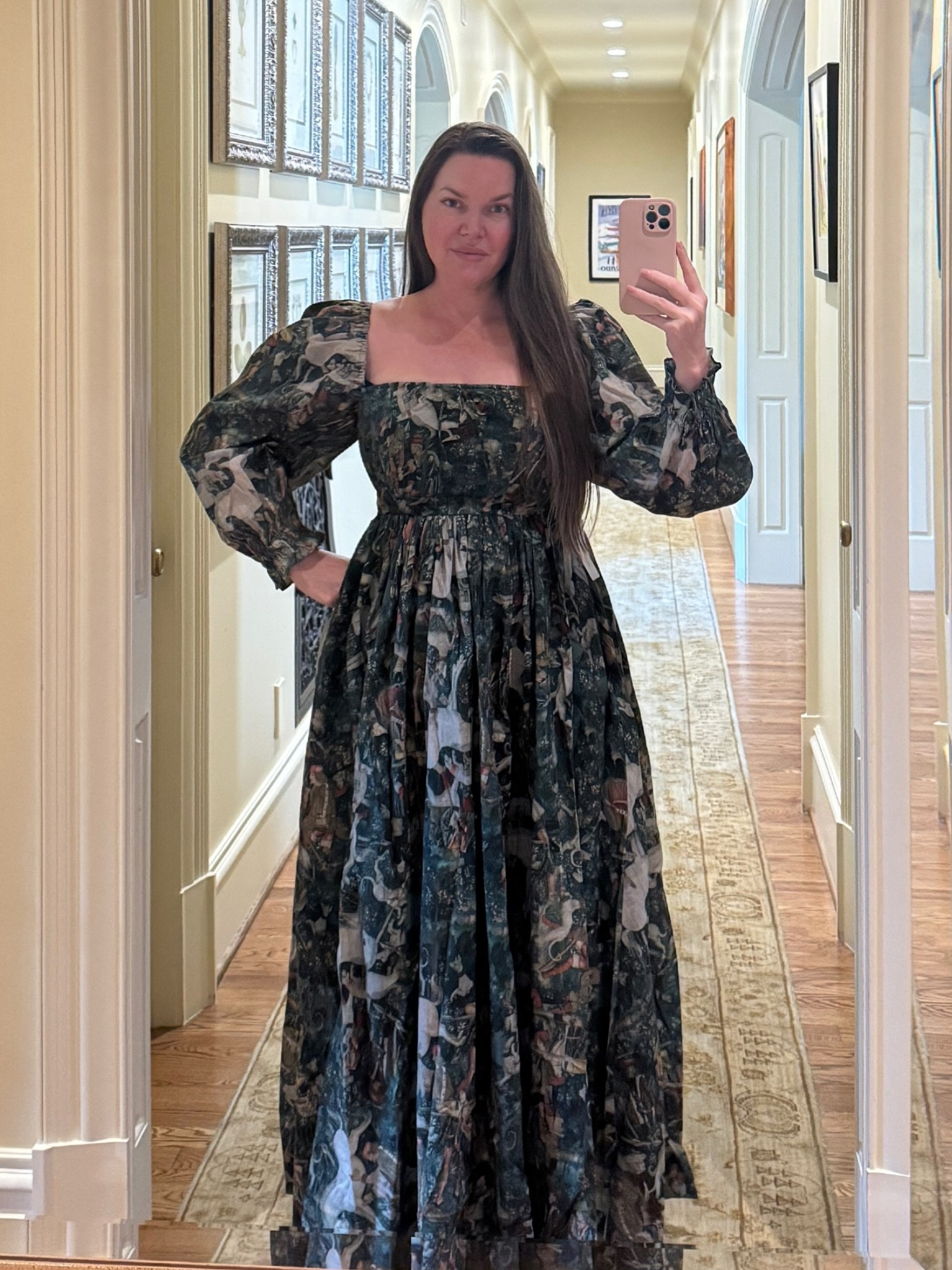 Unicorn Tapestry Dress
I’m 5’10” in XL