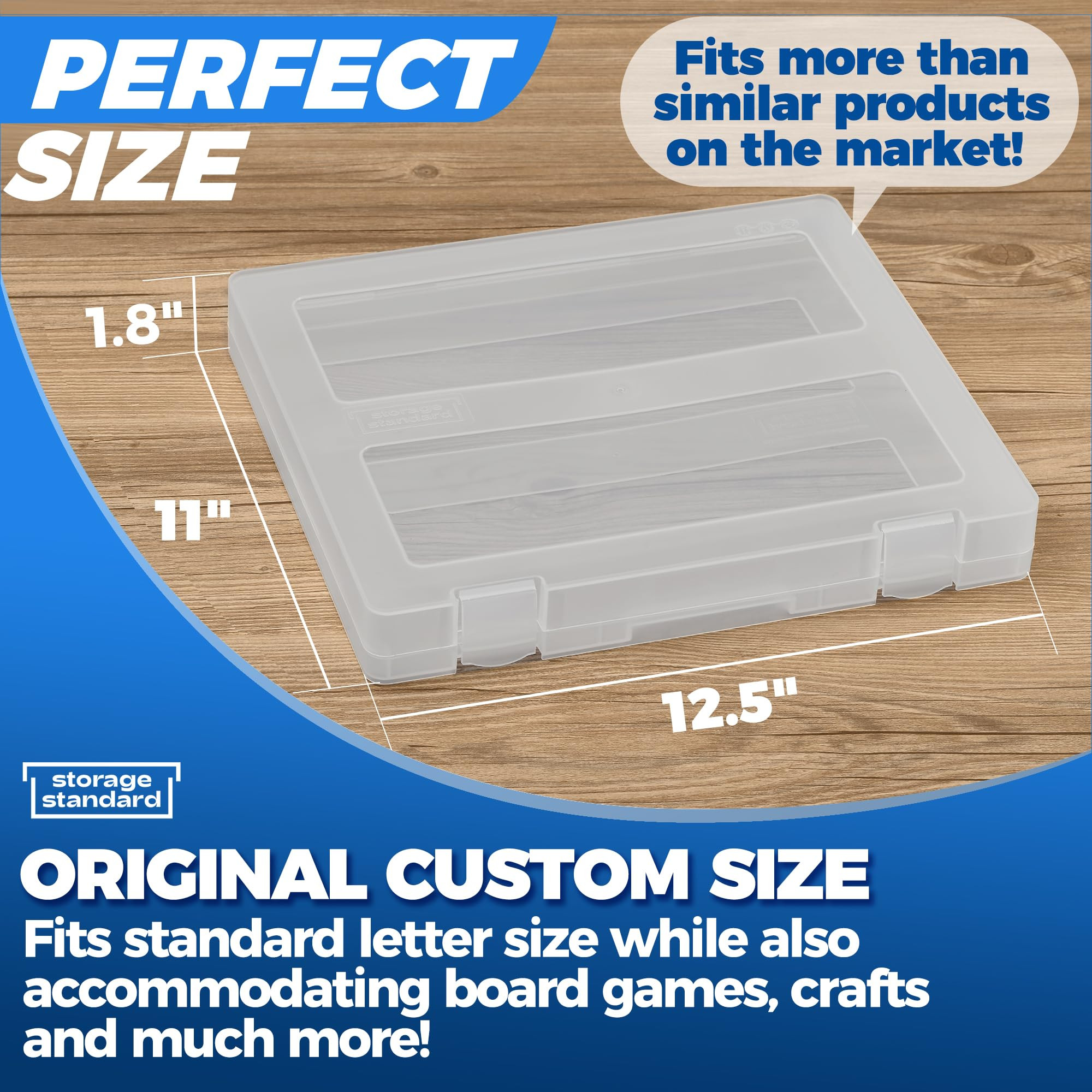 4-Pack Art & Craft Organizer Storage Case - Semi Transparent Stackable Plastic Craft Storage Cont... | Amazon (US)