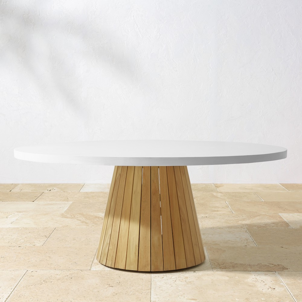 Balboa Oval Fiberstone Dining Table (72") | Williams-Sonoma
