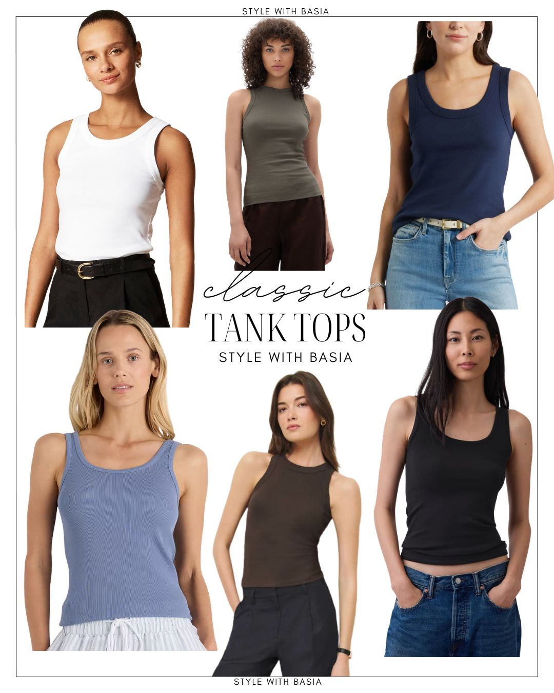 A great tank top can become one of the most useful pieces in a wardrobe. Perfect on its own in warmer months or layered under blazers, cardigans, and knitwear year-round. 🤍

#ClassicWardrobe #WardrobeBasics #TankTop #TimelessStyle #CapsuleWardrobe #StyleWithBasia 

 #LTKootd