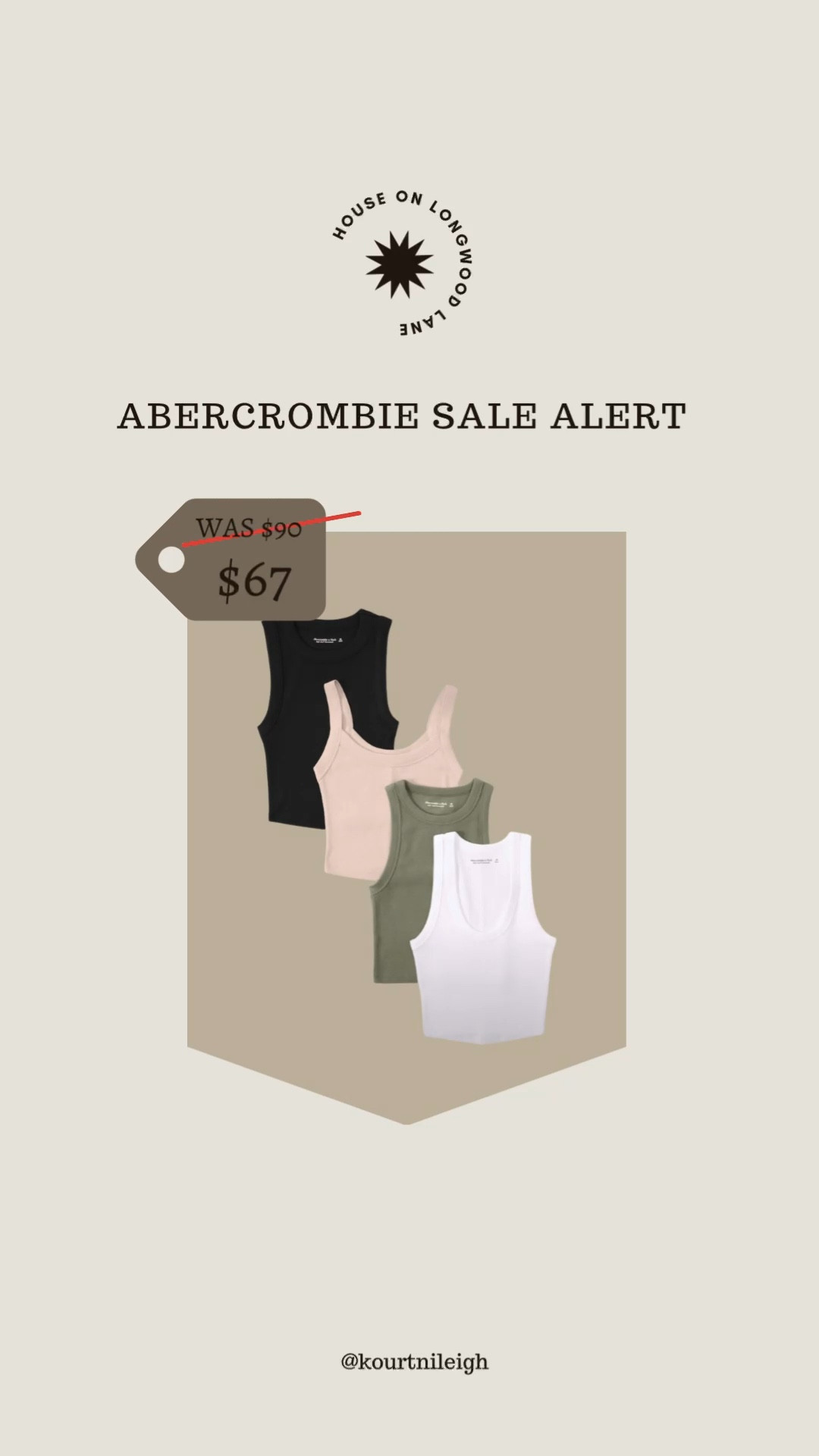 AF x LTK Spring Sale ends today! Save 25% off sitewide using code AFLTK at checkout! These essential rib tanks are a must have.

#LTKsalealert #LTKFind #LTKSale