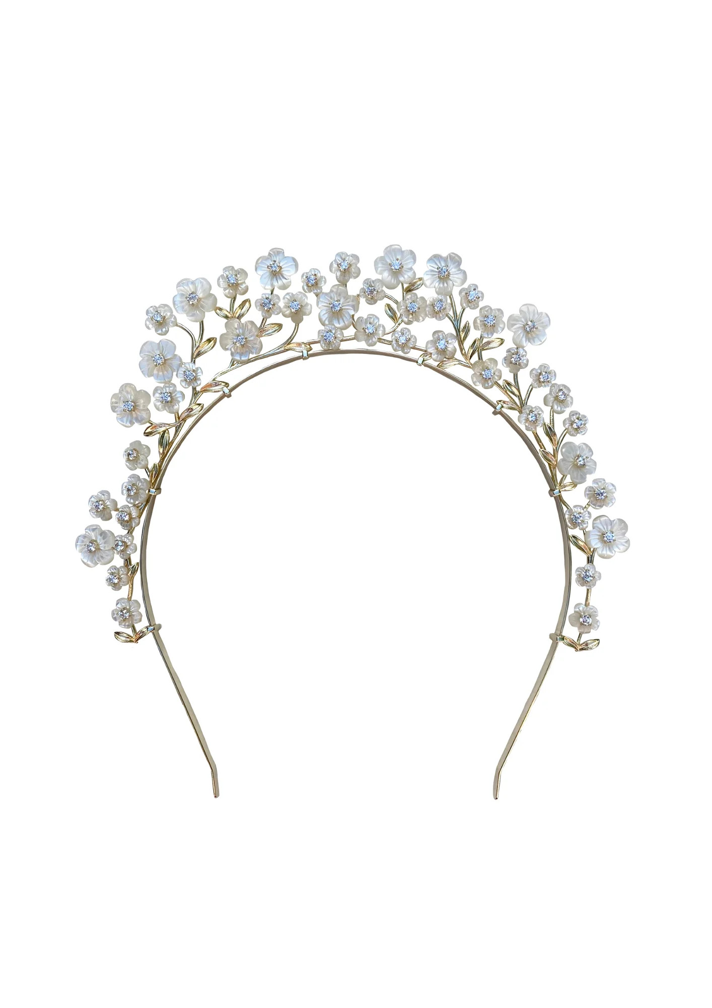 Mother of Pearl Chinoiserie Crown | Nicola Bathie Jewelry