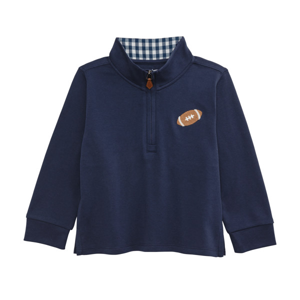 Football Toddler Quarter Zip | Mud Pie