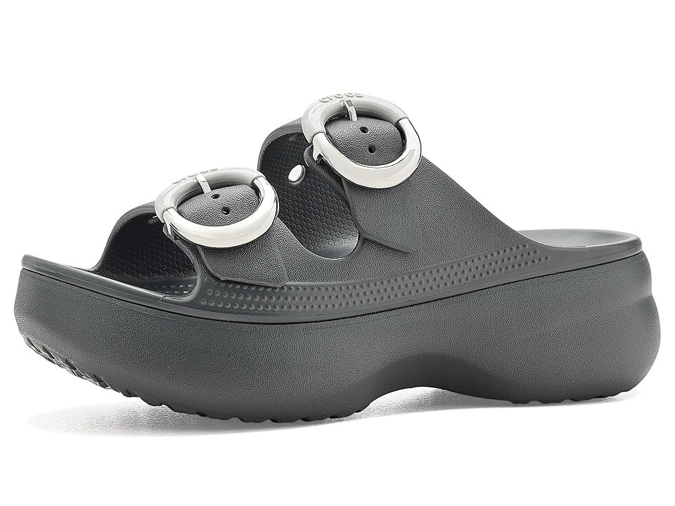 Crocs Saturday Buckle Platform Sandals Women's Dress Sandals Carbon: 6 M | Zappos.com