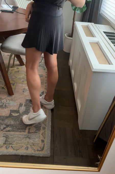 Finally warm enough to wear my favorite tennis skirt! Love that it’s flat in front and pleated in the back. So fun! Has shorts underneath with hidden pockets. Comes in multiple colors  

#LTKFitness #LTKStyleTip #LTKFindsUnder50