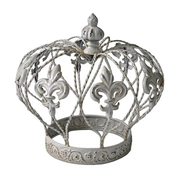 Home Decorative White Crown Table Decor | Wayfair North America
