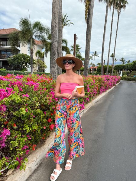 My outfit (minus the hat and sunglasses) is from target and on sale for target circle days! The swimsuit is easily worn as a bodysuit with these tropical pants over it! 

#LTKswim #LTKxTarget #LTKfindsunder50