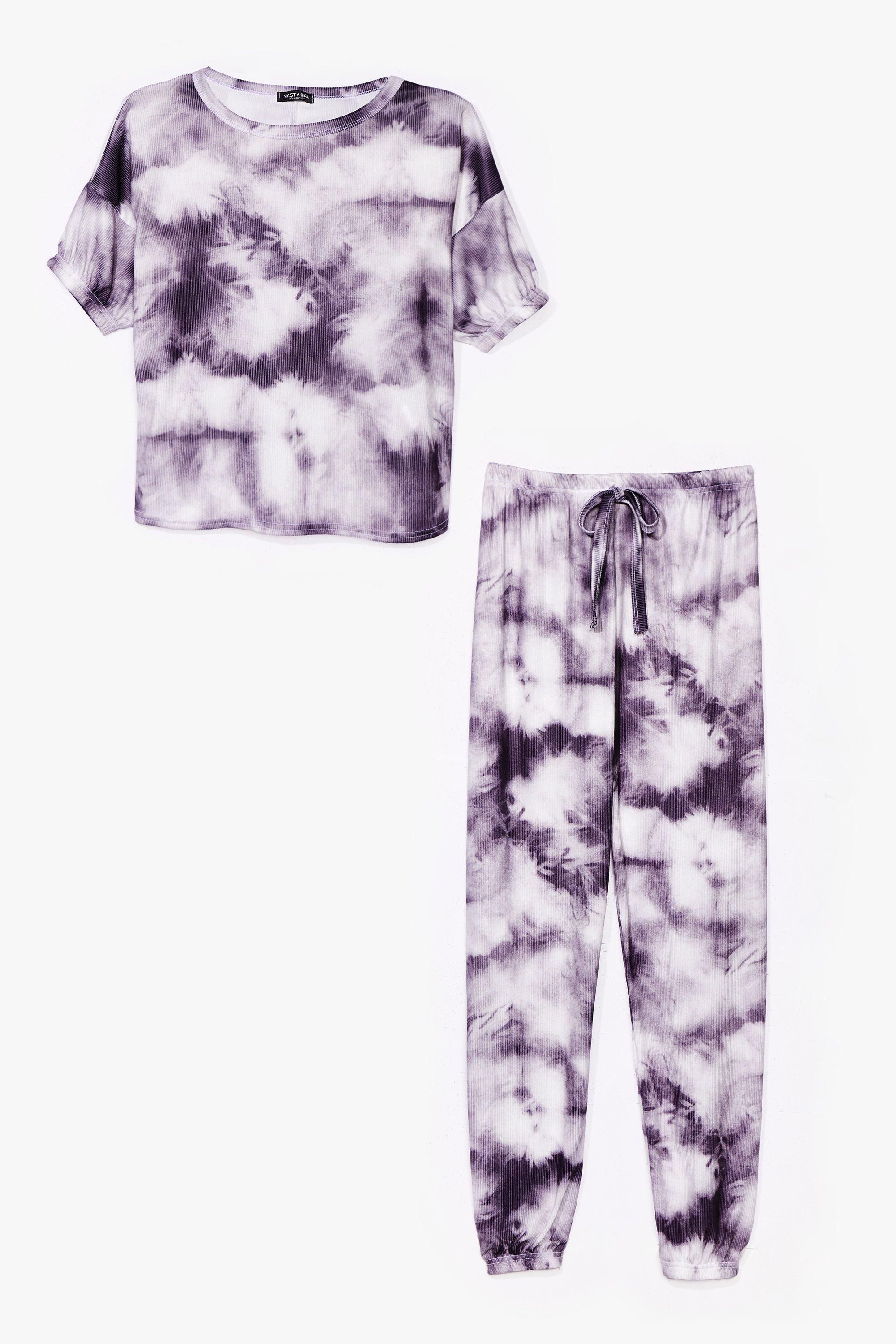 Count On Tee Tie Dye Joggers Lounge Set | NastyGal (US & CA)