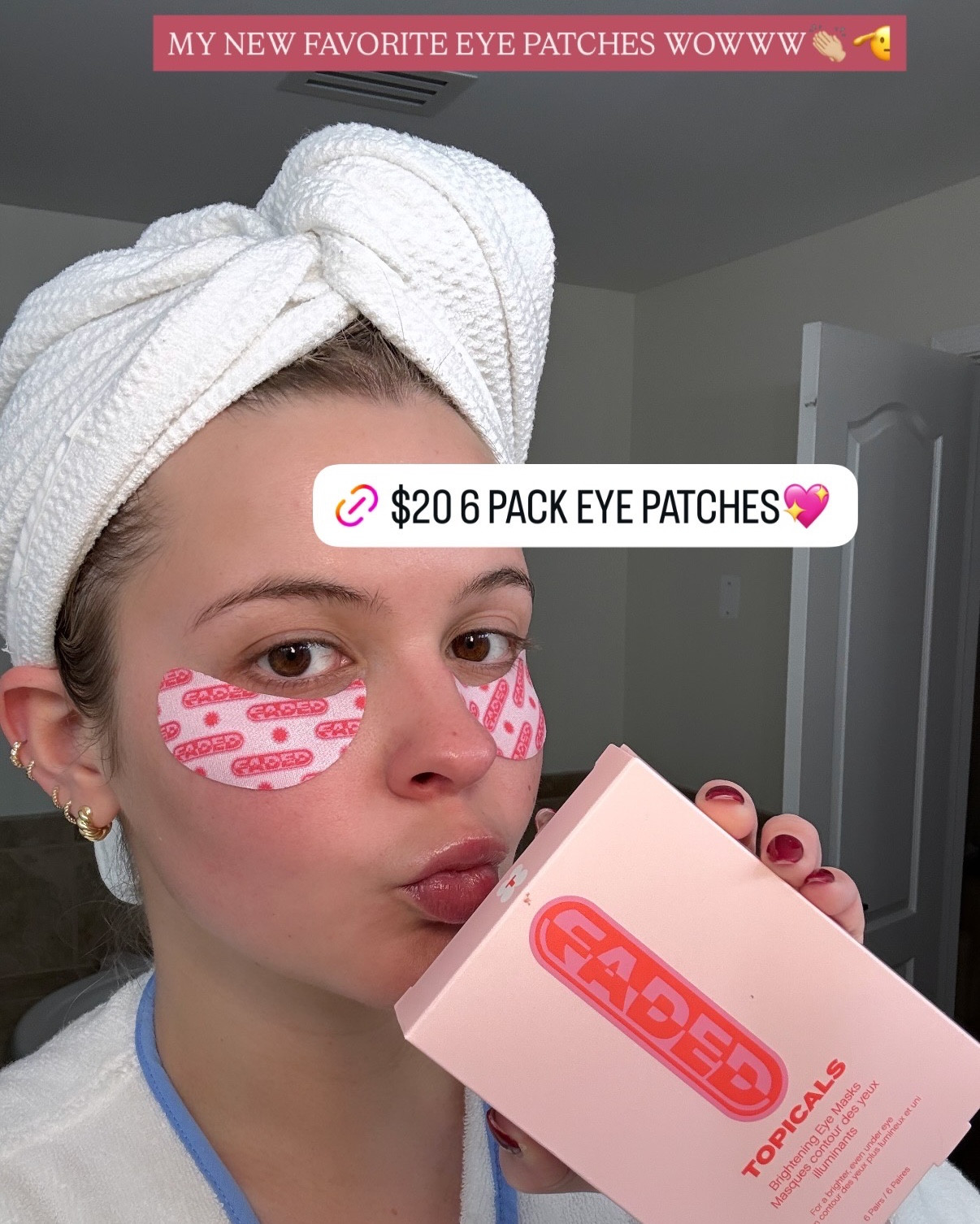 these eye patches feel so nice and refreshing on my skin!! my new faves and such a great price 🌟

#LTKselfcare #LTKgrwm #LTKBeauty