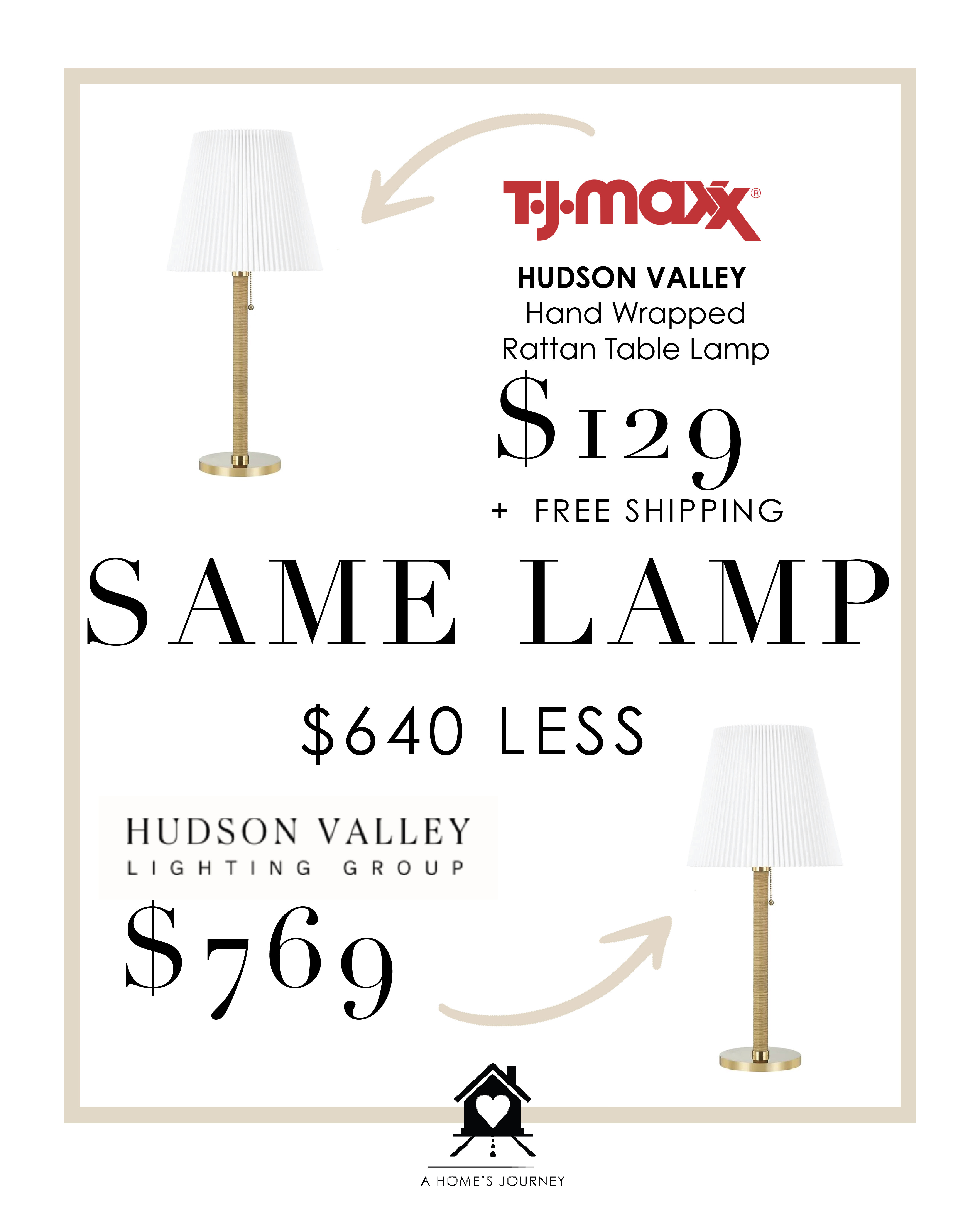 Incredible find at !!  Same exact Hudson Valley Lighting Group lamp only $640 less!! 

 #tjmaxx #LTKSummerEdit #LTKHome #LTKSaleAlert