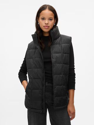 Recycled Lightweight Quilted Puff Vest | Gap (US)