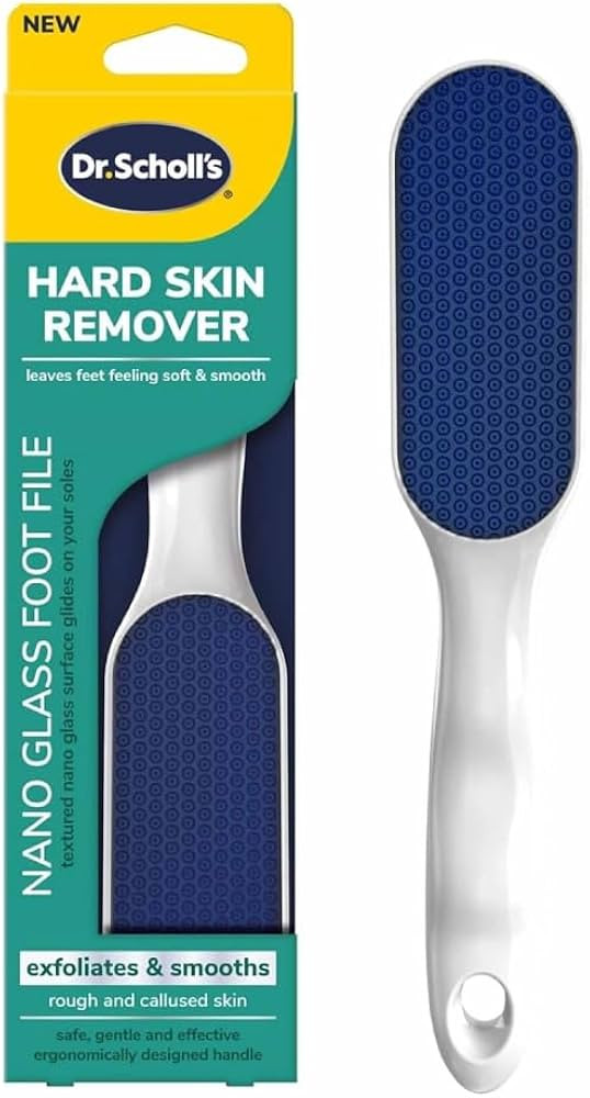Dr. Scholl's Hard Skin Remover Nano Glass Foot File - Dead Skin & Foot Callus Remover, Long Lasti... | Amazon (US)