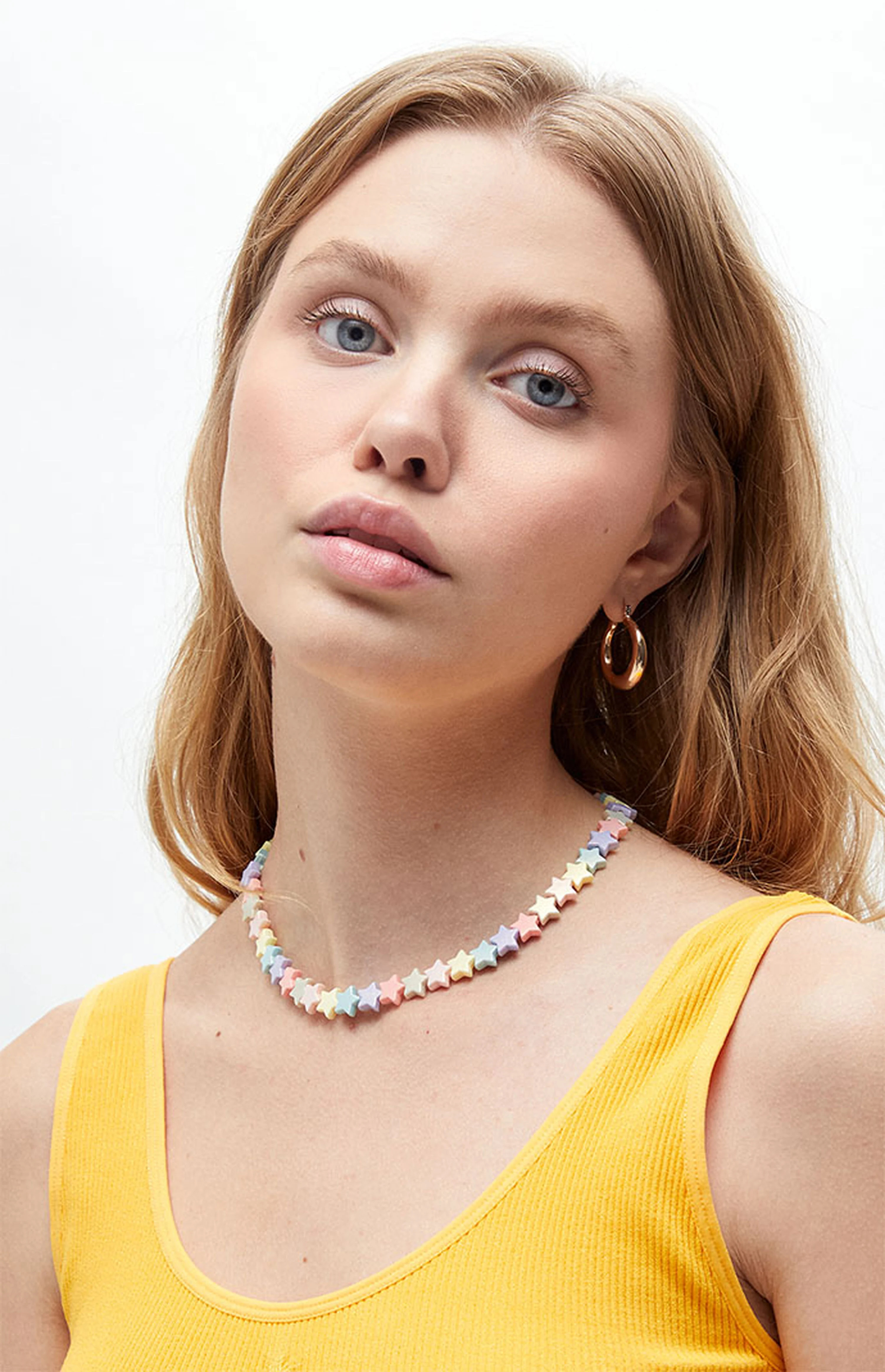 LA Hearts Beaded Starry Choker Necklace | PacSun | PacSun