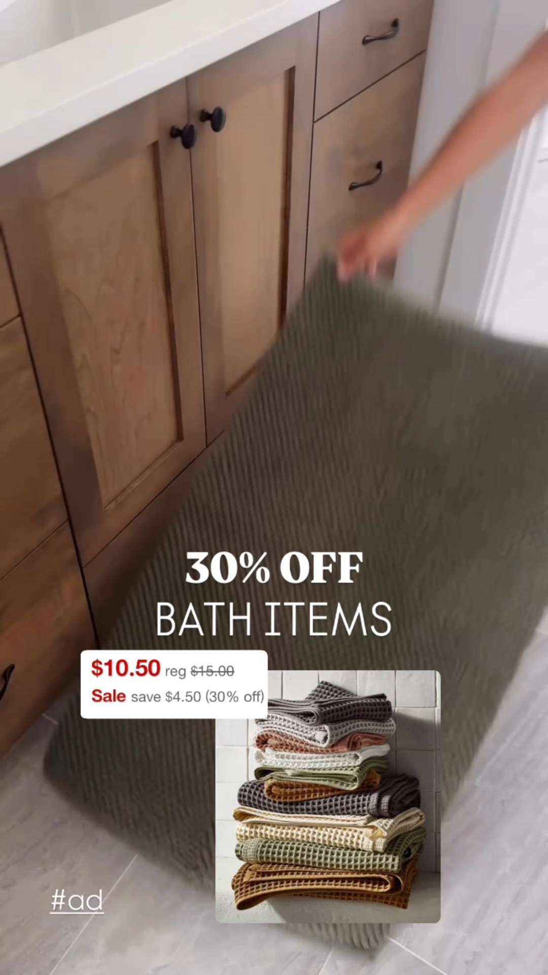 30% off my new waffle knit bath?! Yes please! Such a low price & they're so soft, I'd buy again and again! 

#LTKSaleAlert #LTKFindsUnder50 #LTKHome