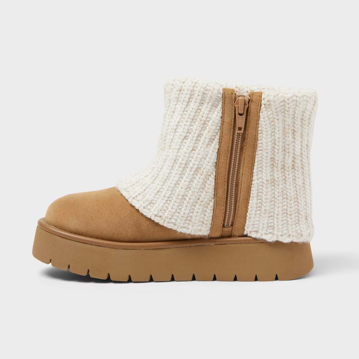 Kids' Keiko Faux Suede Style Boots - art class™ Tan | Target