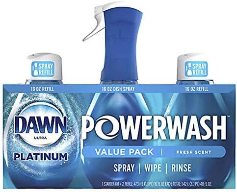 Dawn Platinum Powerwash Dish Spray Soap, Fresh Scent Refill- 16oz | Amazon (US)