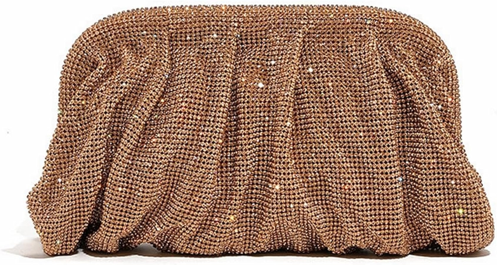 Women Rhinestone Clutch Purse Diamond Evening Bag Chain Handbag Ladies Dumpling Bag Wedding Party... | Amazon (US)