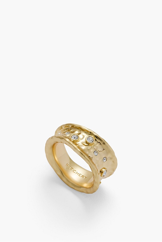 Sculptural Crystal Ring | Witchery (AU)