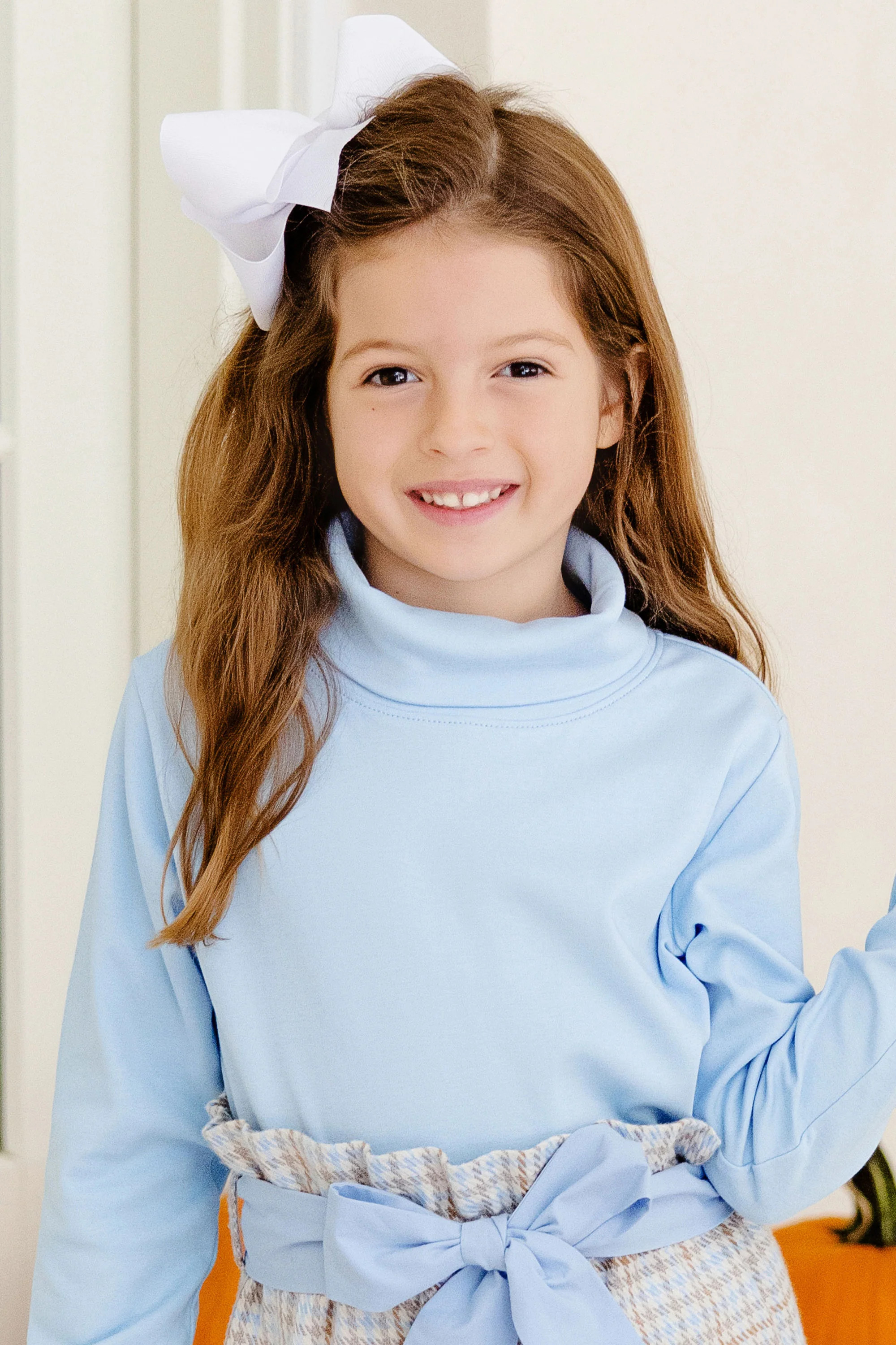 Tatum's Turtleneck & Onesie (Unisex) - Beale Street Blue | The Beaufort Bonnet Company