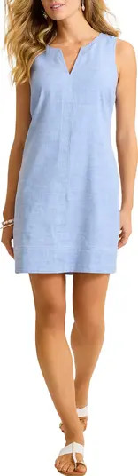 Palm-a-Dora Split Neck Bay Shift Dress | Nordstrom