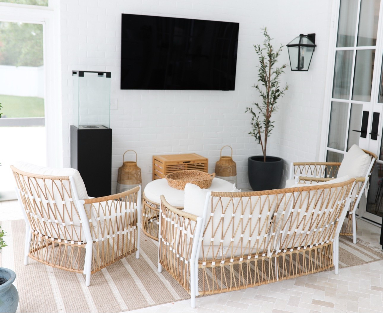 I just saw that my outdoor furniture set is back in stock! You can buy the entire set or the individual pieces and they’re on sale right now! I’ve had this set for about three years now and I absolutely love it!

Also linking some similar pieces that have slightly darker cushions if you’re worried about the pure white. Mine are in my screened in porch, so I don’t worry about that and they’ve kept up beautifully over the years. 

#LTKHome