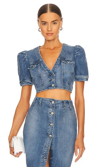 Malika Top in Sea | Revolve Clothing (Global)