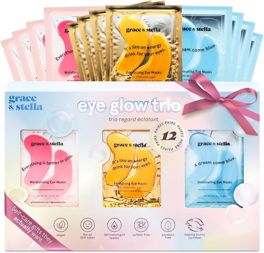 grace & stella Award Winning Under Eye Patches (12 pairs) Eye Masks for Puffy Eyes & Dark Circles... | Amazon (CA)