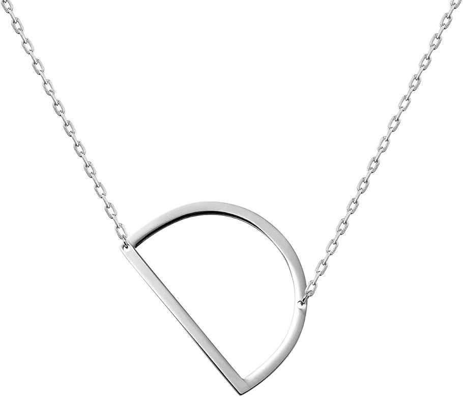 Amazon.com: WIGERLON Stainless Steel Initial Letters Necklace for Women and Girls Color Gold and ... | Amazon (US)