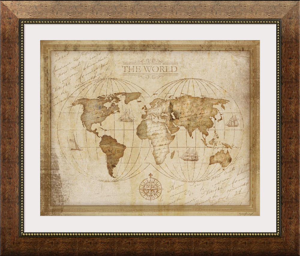 World Map Wall Art | Great Big Canvas - Dynamic