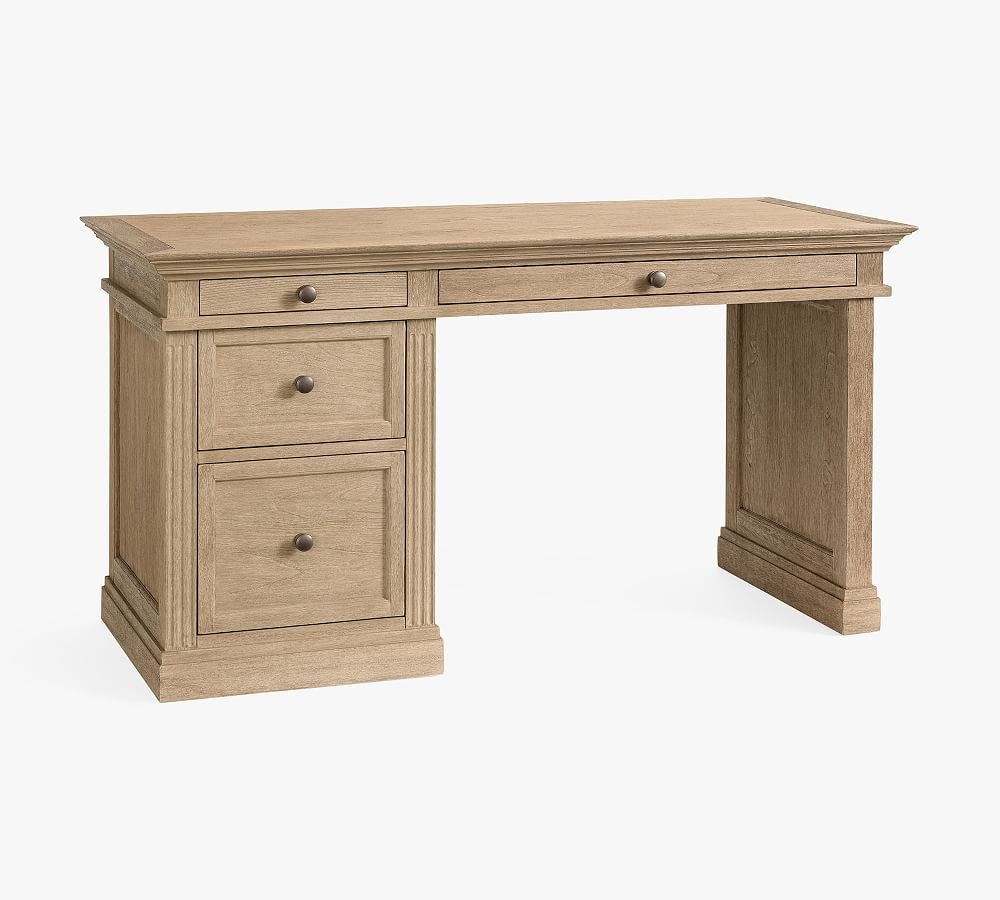 Livingston Single Cabinet Writing Desk (57") | Pottery Barn (US)