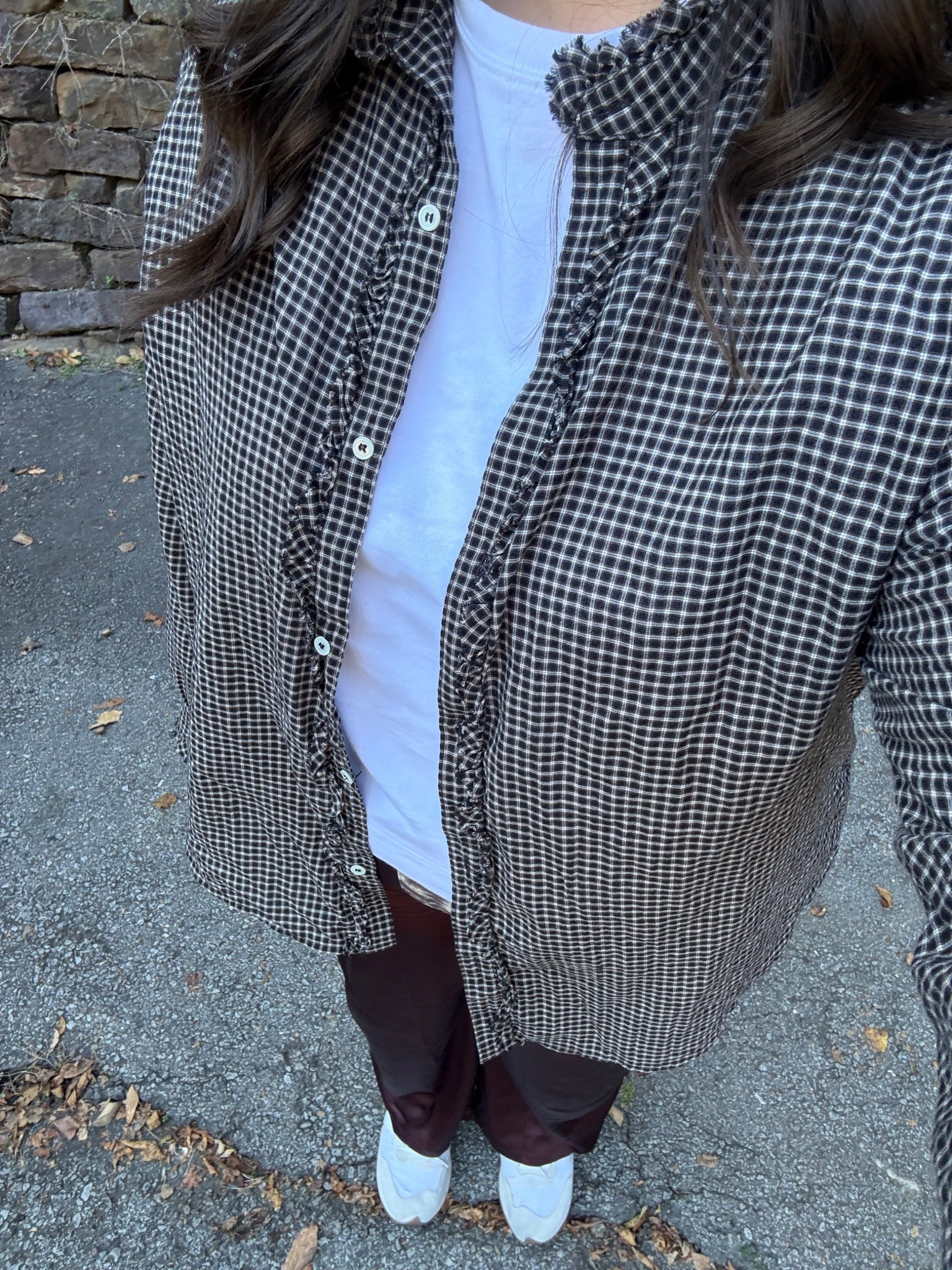 a cute but casual fall outfit! these pants are on sale and i want them in every color they have 

 #LTKTall #LTKFindsUnder50