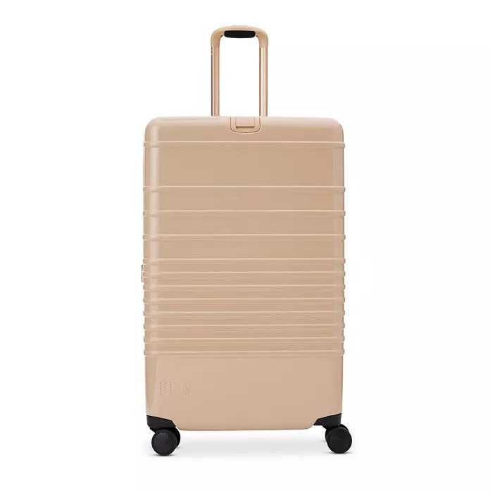 B&Eacute;IS The Glossy Large Check in Roller Suitcase in Beige | Bloomingdale's (US)