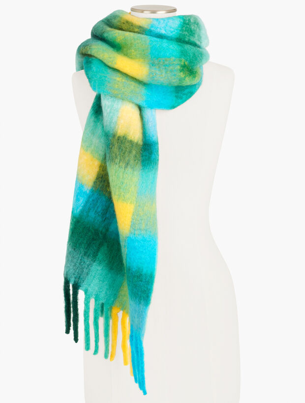 Symphony Plaid Blanket Scarf | Talbots