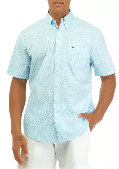 Printed Woven Poplin Shirt | Belk