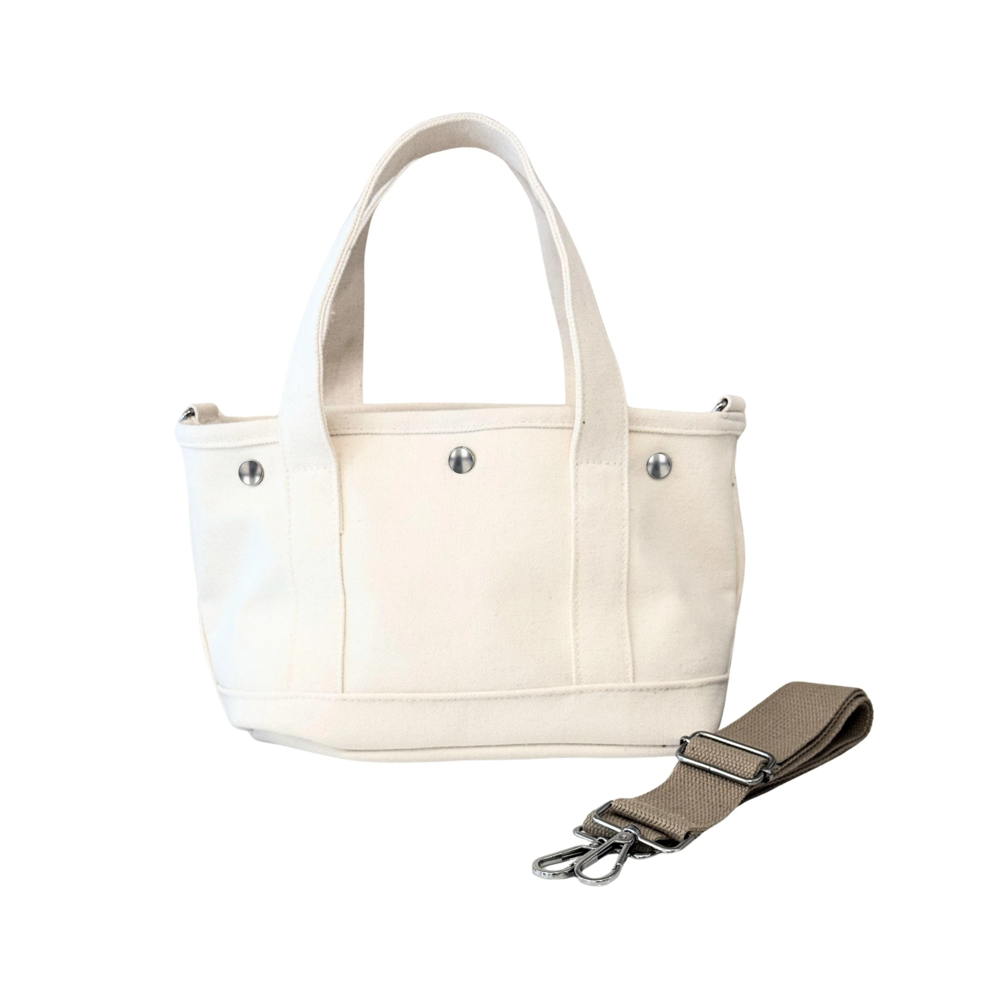 The Seaport Boat Bag - Natural Canvas *Add your Embellishment* | Quilted Koala