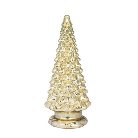 Mr. Christmas 16 in. Mercury Glass Tree with Twinkling Lights | Walmart (US)