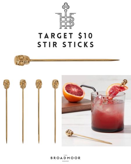I absolutely love these stir sticks! Last time they popped in stock they went out super quick!!

Halloween decor, target decor, Halloween party, cocktail,

#LTKSeasonal #LTKstyletip #LTKhome