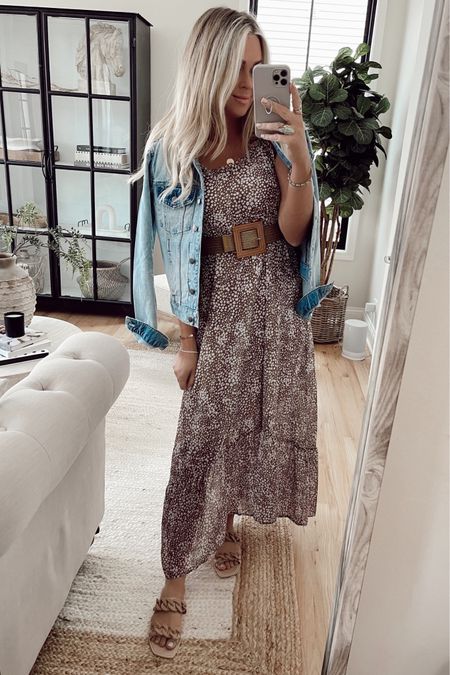 Amazon maxi  Lots of colors and lined! I’m wearing small.
Denim jacket code: LAUREN for 20% off.
Wearing small. 

Beach dress. Dress. Vacation outfit. 


#LTKSeasonal #LTKstyletip #LTKunder50