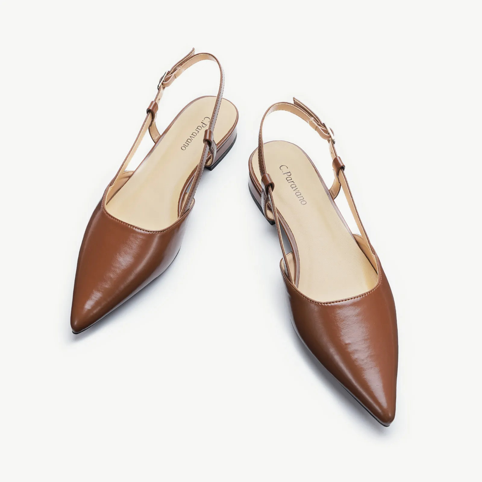 Sleek Slingback Flats (Freya) | C.Paravano | cparavano
