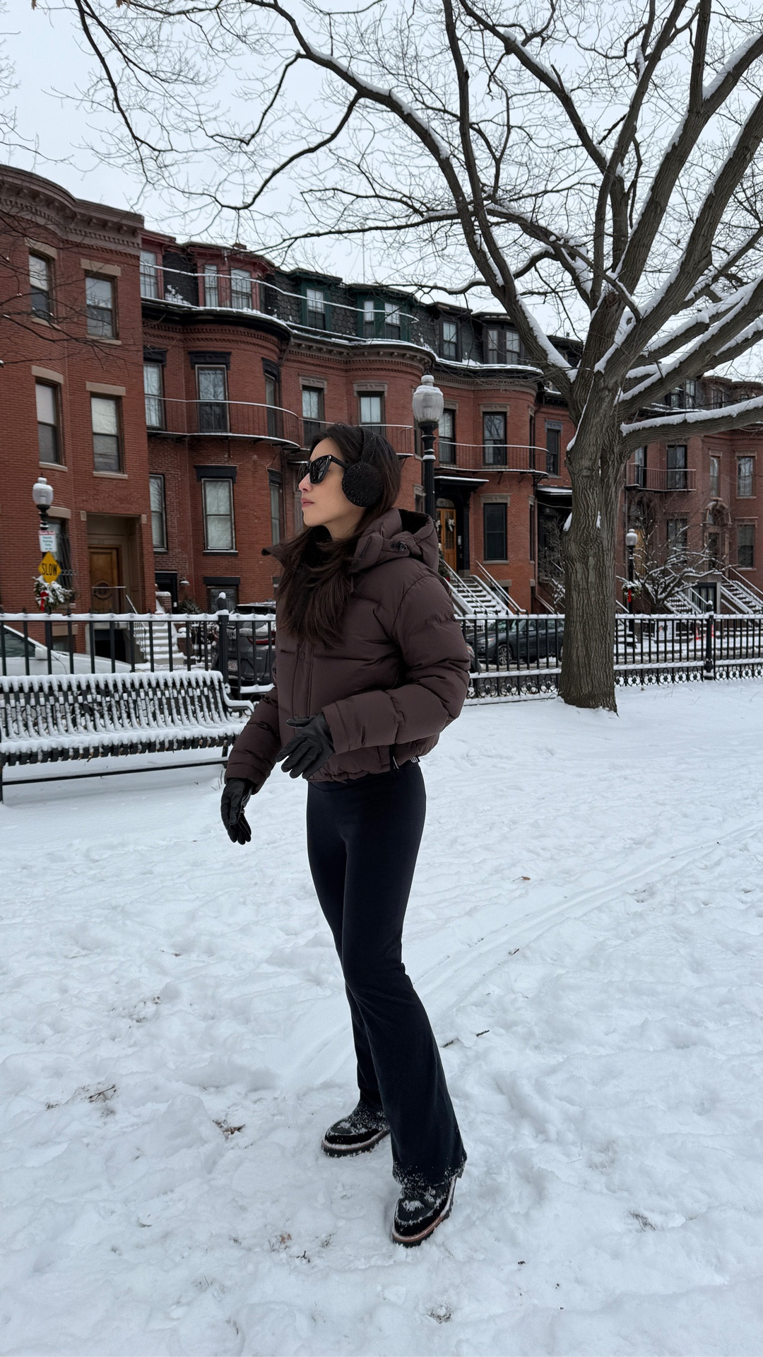 • on sale: Superpuff down coat in shorty XXS also in other lengths 

Compared to the aritzia Chalet puffer linked which is super cute, the Chalet has a stretch banded waist and is slightly shorter in length than this one, plus has a luxe removable faux fur trim. 

• old snow flare pants from H&M kids. kids snow pants fit me in the length, however, the problem is they are low rise like mine which I don’t love, so bibs usually work better.

Linked some cold day options  from womens in petite and kids 

• Blondo boots 5.5 has zipper for quick on and off. Wear with thick wool socks

• old jCrew earmuffs 

• ysl Kate sunglasses 

Winter snow day coat, ski pants petite , snow pants , thermals
 flare leggings 

#LTKmomlife #LTKPetite #LTKSaleAlert