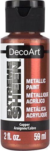 DecoArt 2 Ounce, Copper Extreme Sheen Paint, 2 Fl Oz (Pack of 1), Metallic | Amazon (US)