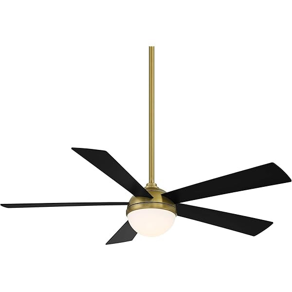 Minka-Aire F623L-BC/SBR Orb 54 Inch Ceiling Fan with Integrated 16W LED Light in Brushed Carbon / So | Amazon (US)