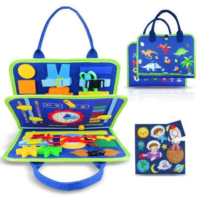 Busy Book Toys, Montessori Sensory Book For Toddlers 1 2 3 4 5 Years Old, Busy Board Educational Preschool Learning Activities Toy | SHEIN