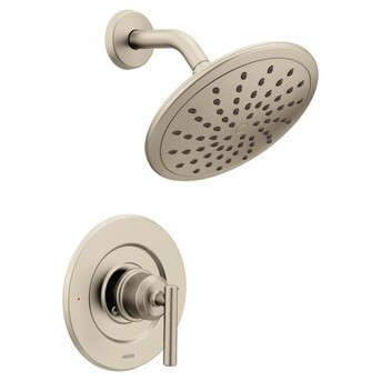 Moen Gibson Brushed Nickel 1-Handle Shower Faucet | Lowe's