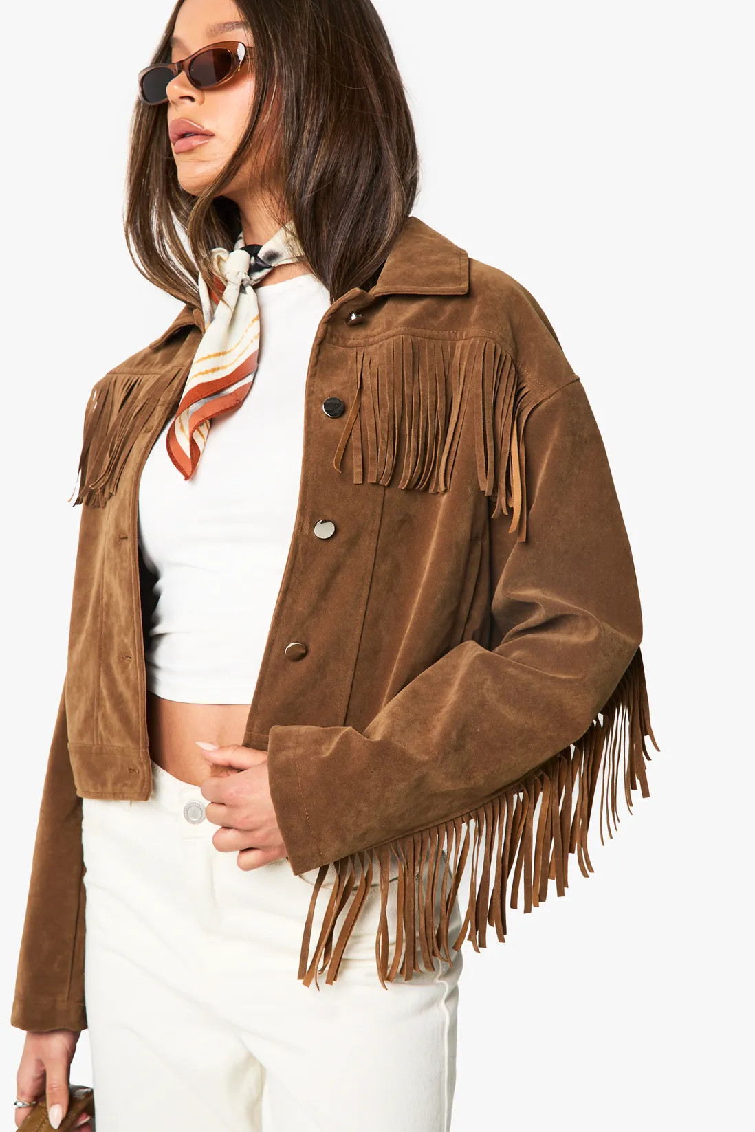 Jackets & Coats | Suede tassel jacket | boohoo | Debenhams UK