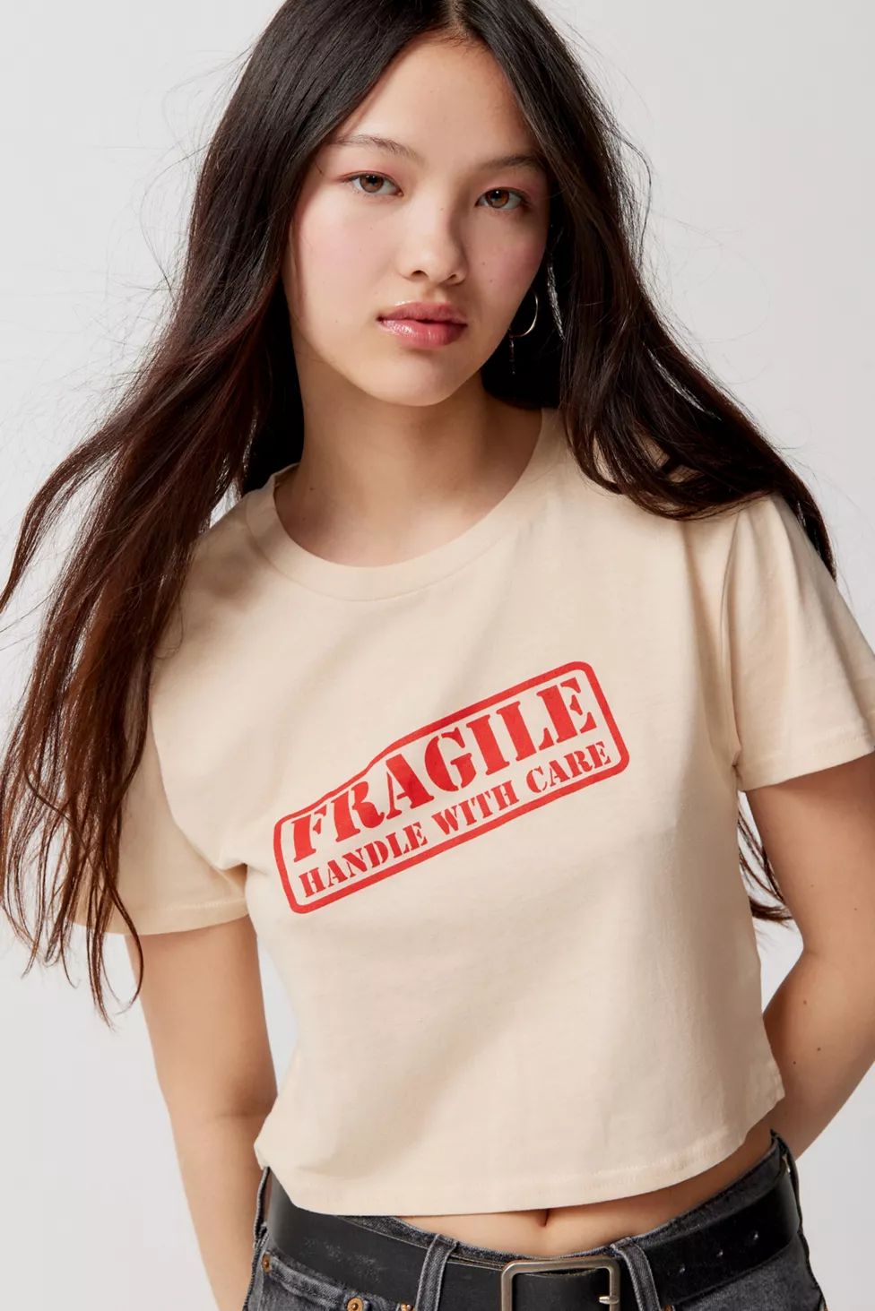 Skim Milk Fragile Baby Tee | Urban Outfitters (US and RoW)