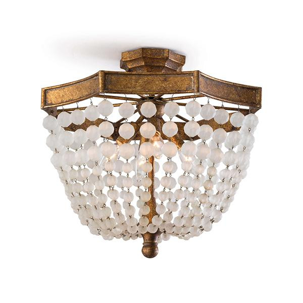 Babette Beaded Semi Flush Mount | Caitlin Wilson Design