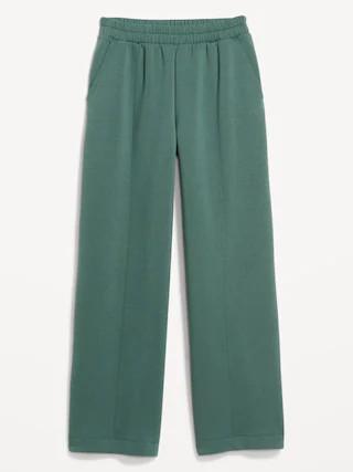 High-Waisted Bounce Fleece Wide-Leg Sweatpants | Old Navy (US)